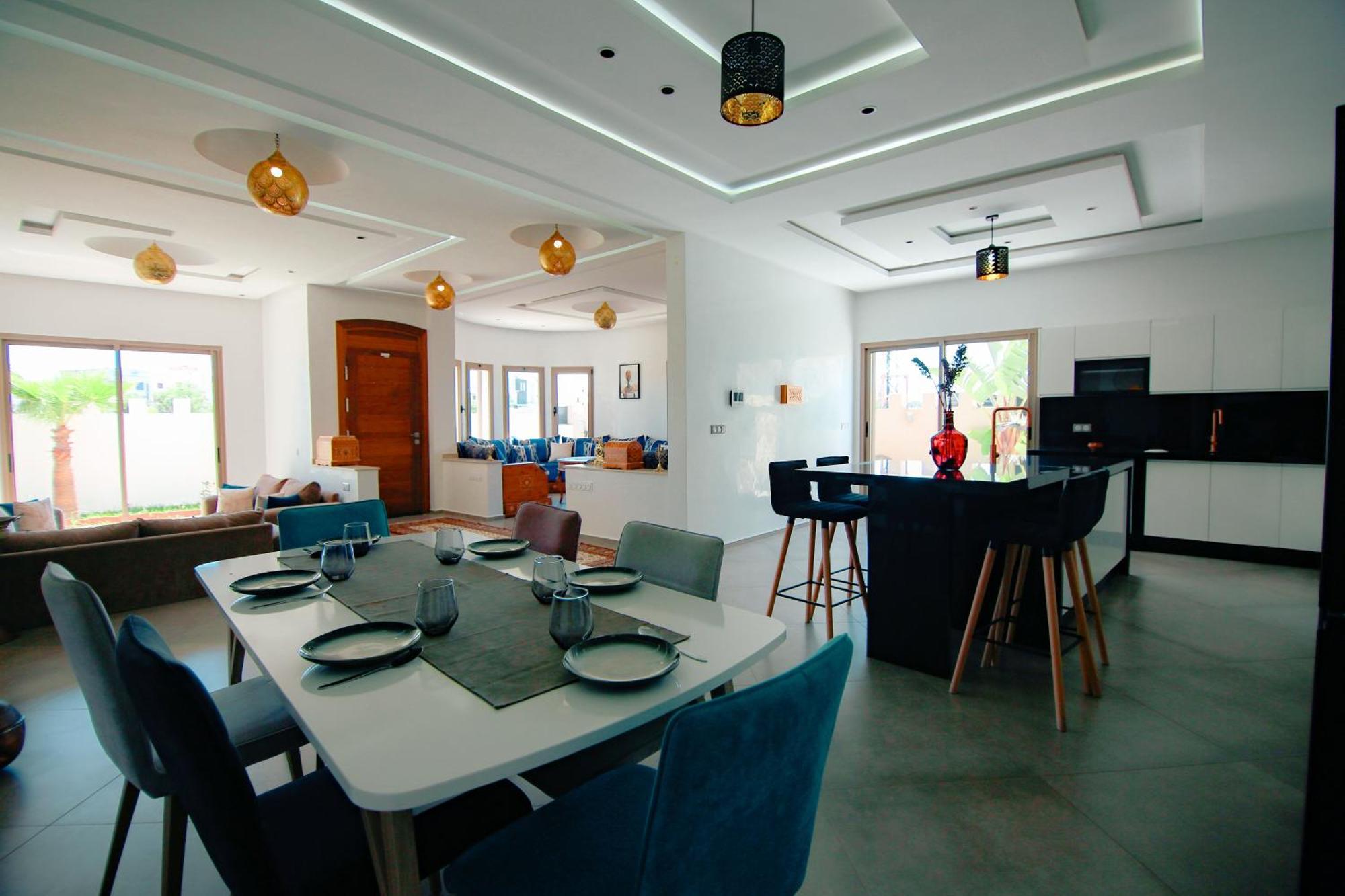 Villa Moderne A 5 Min De La Plage Avec Jardin Et 3 Salons Essaouira Luaran gambar